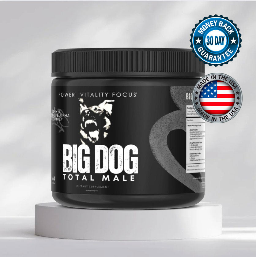 BIG DOG TOTAL MALE PILLS - ADVANCED HEALTH SUPPORT FOR MEN