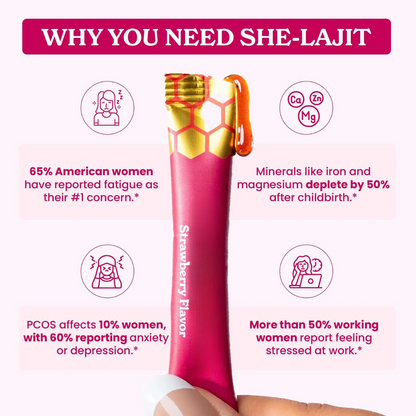 SHE-Lajit™️ Women’s Vital Honey Sticks