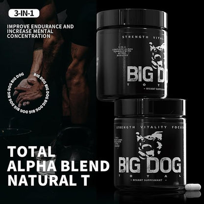BIG DOG TOTAL MALE PILLS  - ADVANCED HEALTH SUPPORT FOR MEN