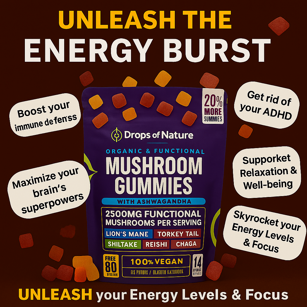EMERGINGERA™ Mushroom Ashwagandha Gummies