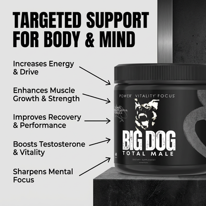 BIG DOG TOTAL MALE PILLS  - ADVANCED HEALTH SUPPORT FOR MEN