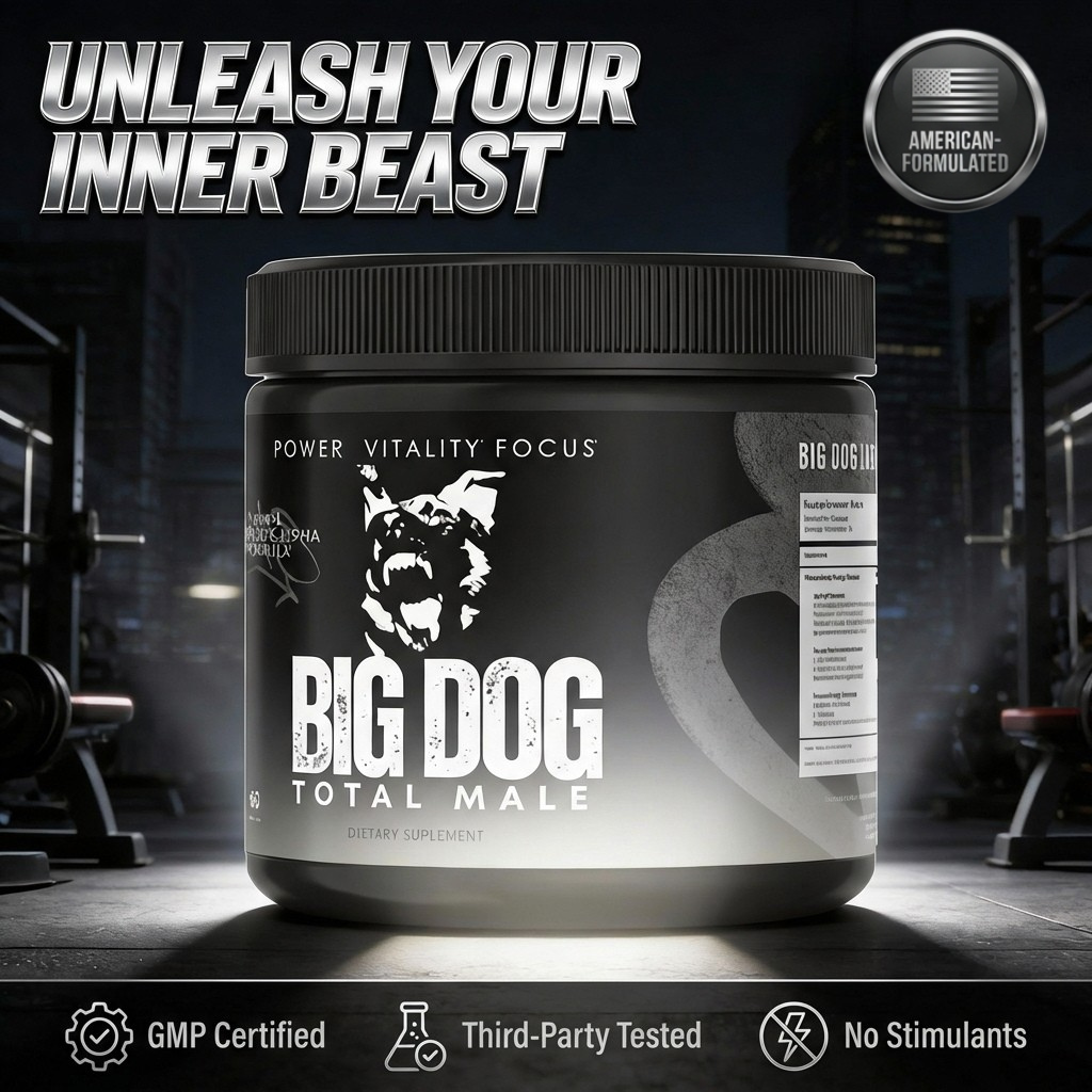 BIG DOG TOTAL MALE PILLS  - ADVANCED HEALTH SUPPORT FOR MEN