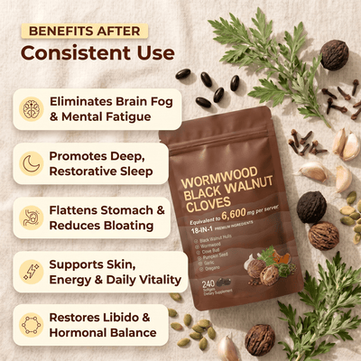 Support a Cleaner, Healthier Gut with Wormwood, Black Walnut & Cloves - EmergingEra™